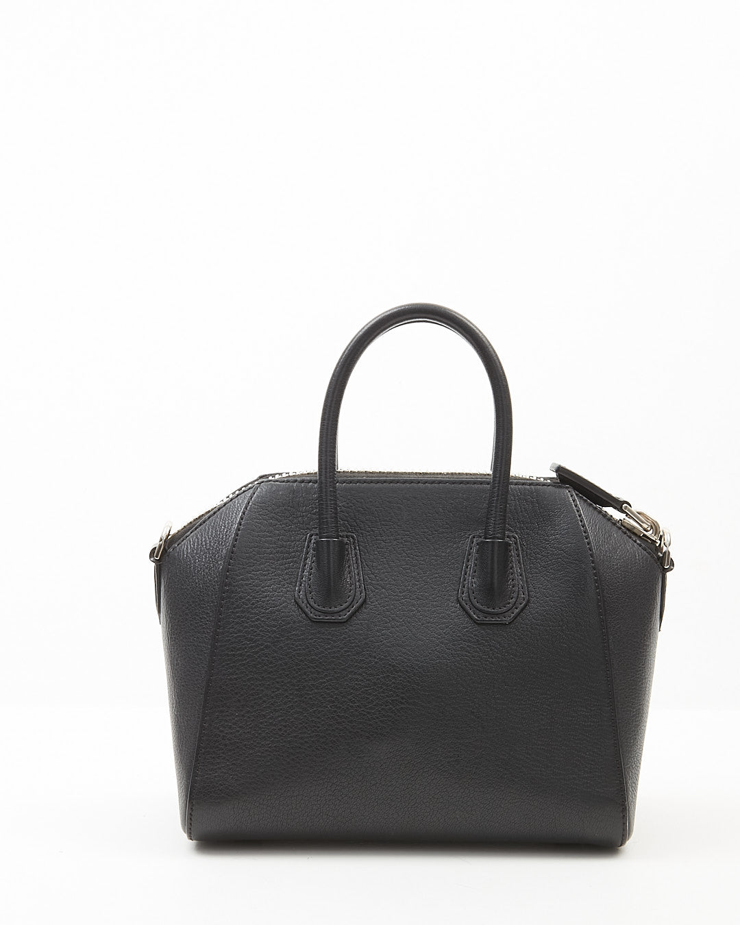 Givenchy Black Sugar Grained Leather Mini Antigona Bag