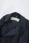 Burberry Men's Navy Light Cotton Classic Trench Coat- XL