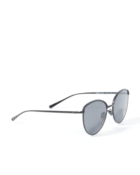 Chanel Black Cat Eye 4258-B Sunglasses