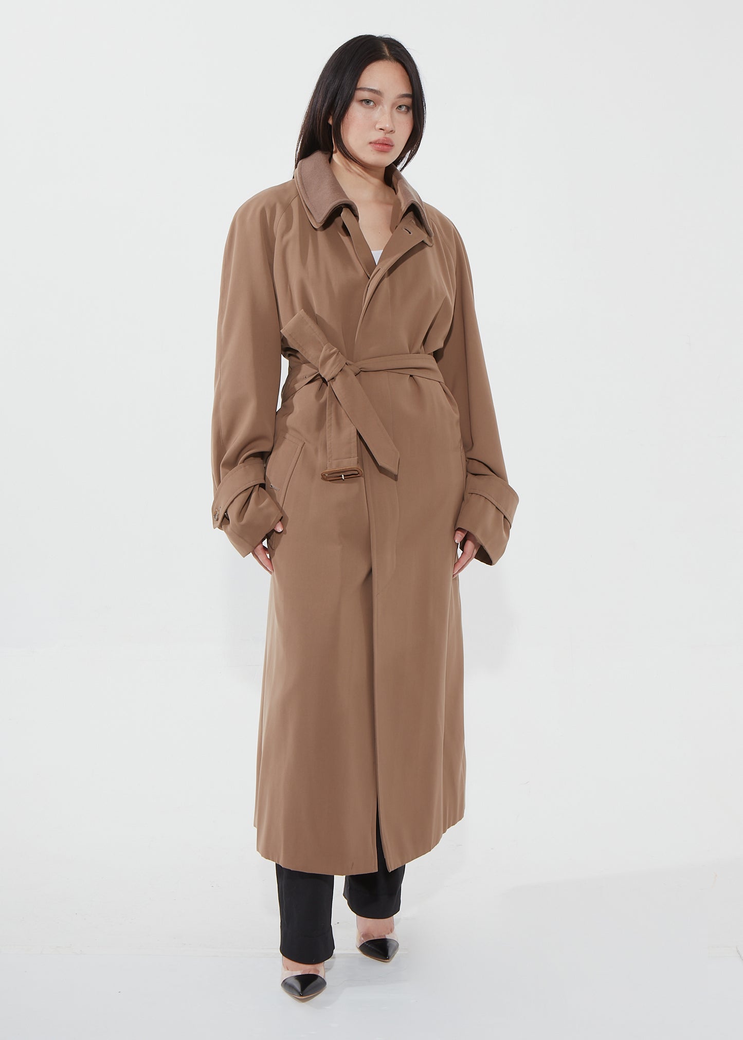 Burberry Trench-coat classique Garbadine marron - XL