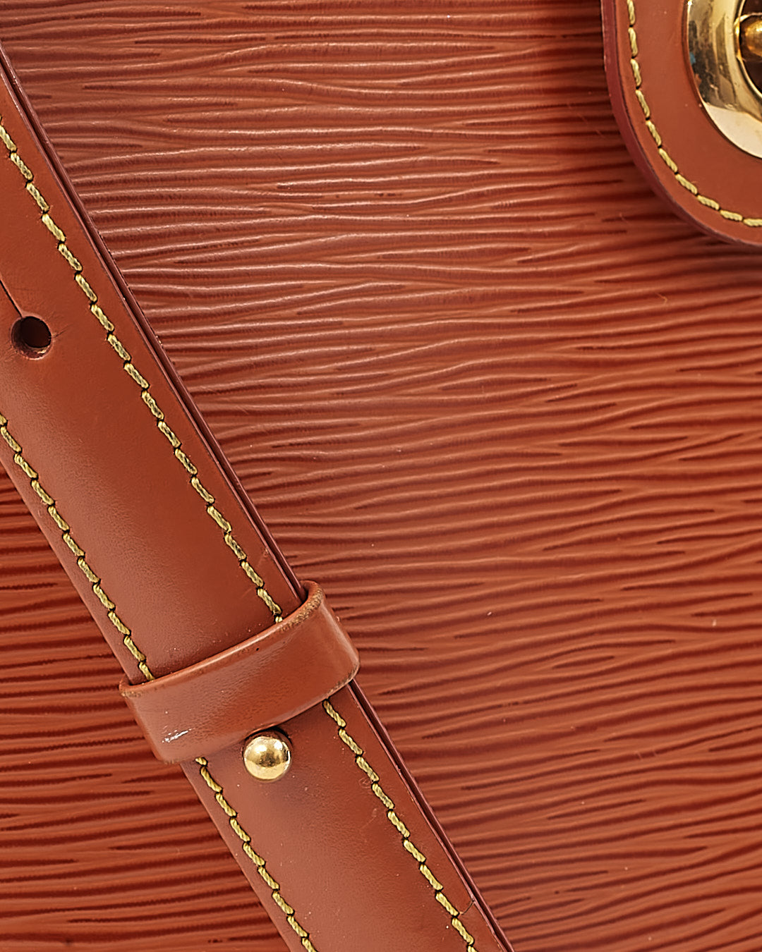 Louis Vuitton Epi Tan Leather Cluny Shoulder Bag