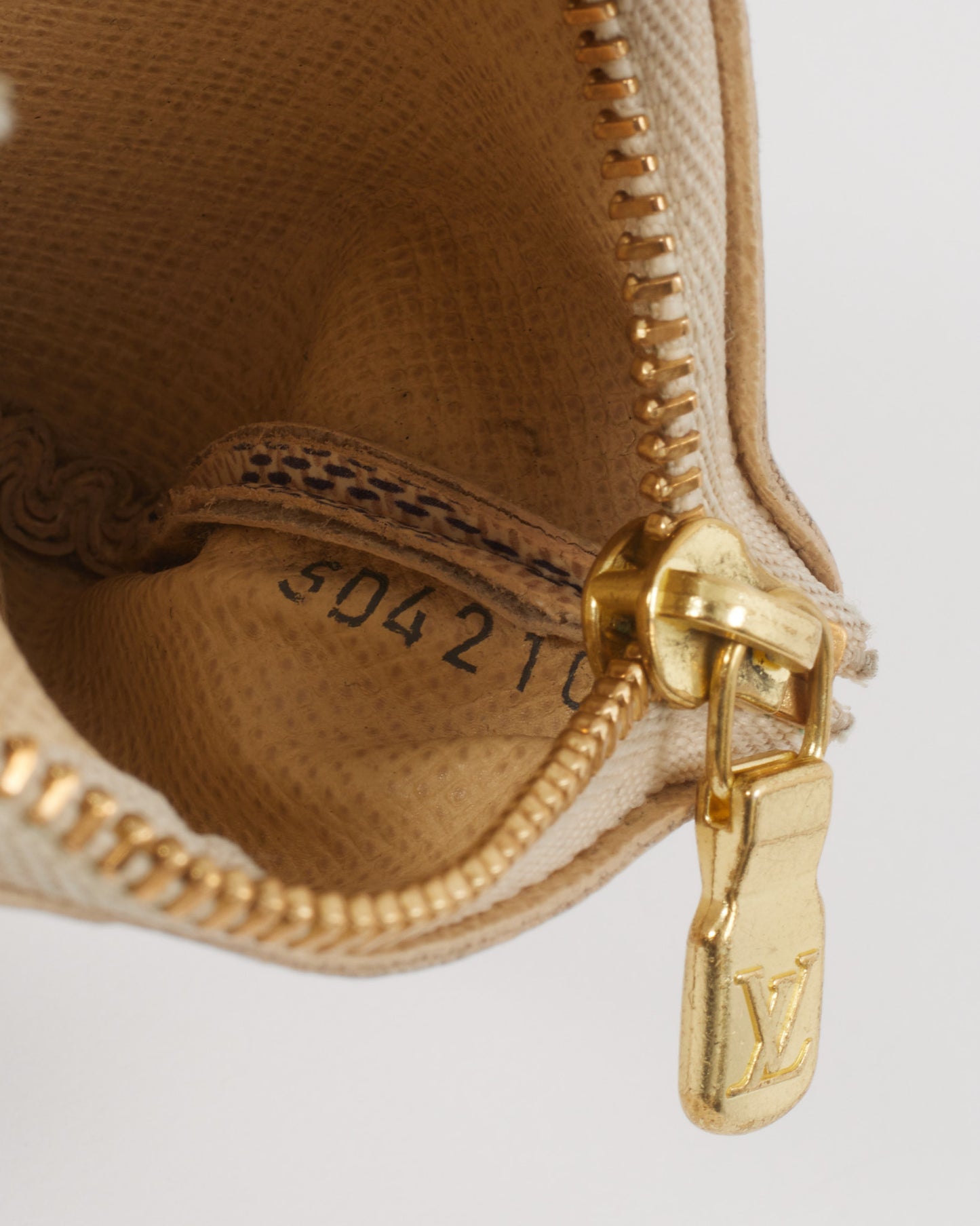Pochette à clés en toile Louis Vuitton Damier Azur