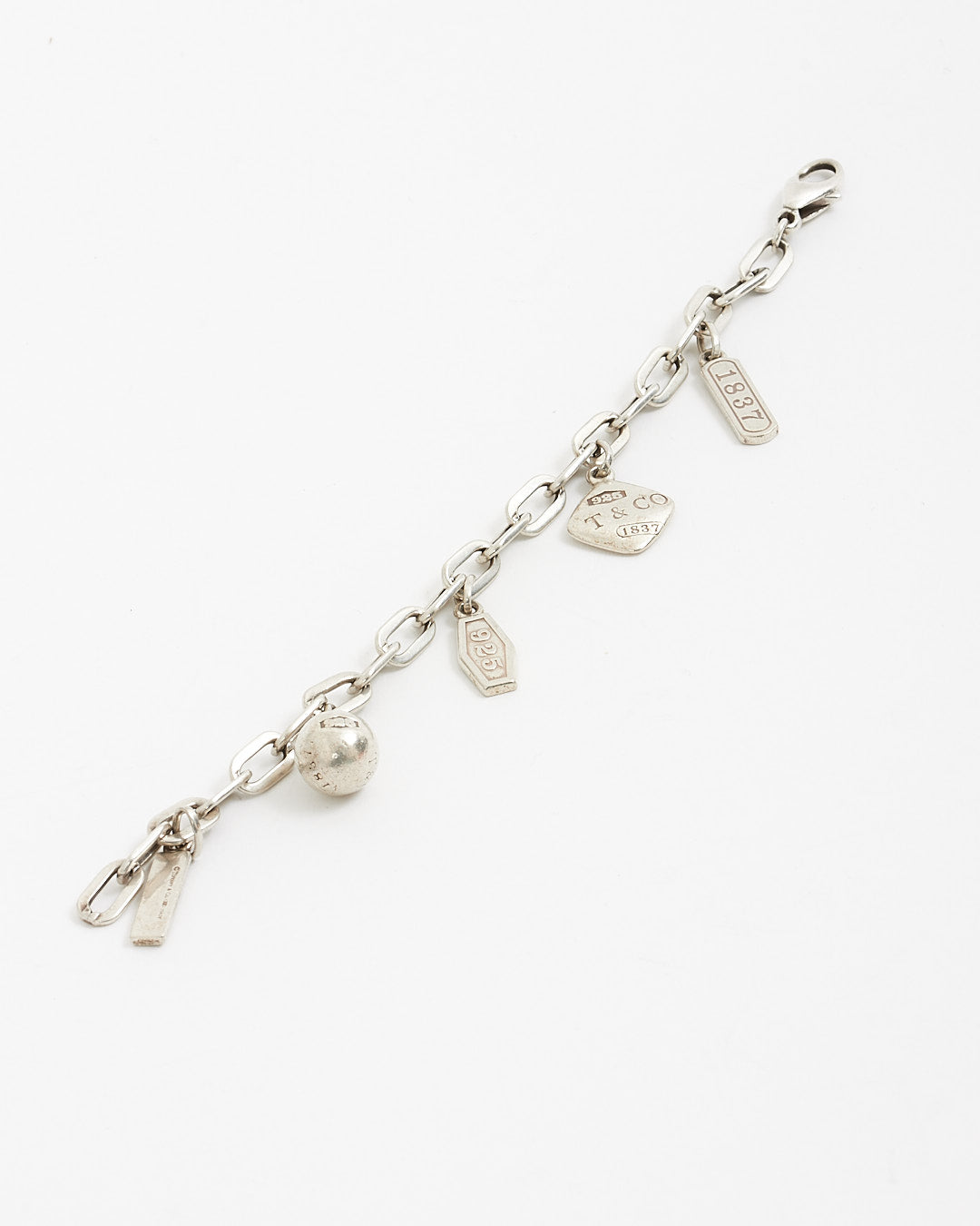 Tiffany Sterling Silver Vintage Charm Bracelet