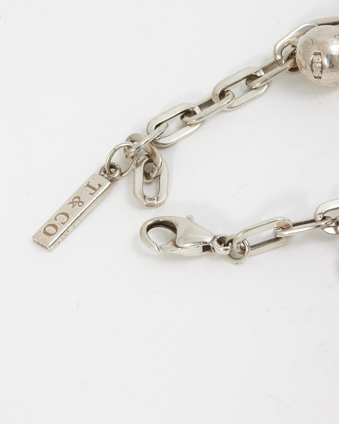 Tiffany Sterling Silver Vintage Charm Bracelet
