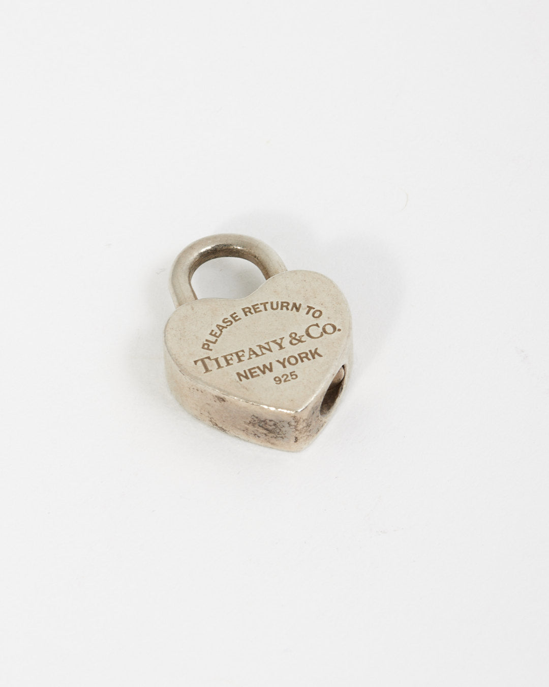 Étiquette pendentif retour au cœur en argent sterling Tiffany &amp; Co