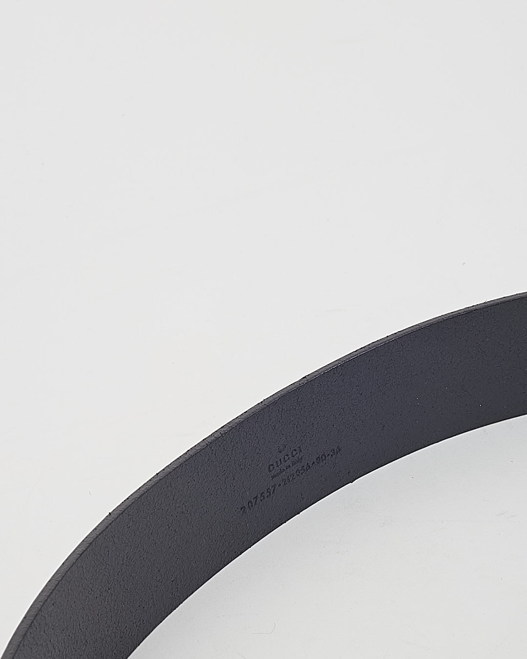 Gucci Black Leather Heart Shaped Hysteria Belt - 90/36