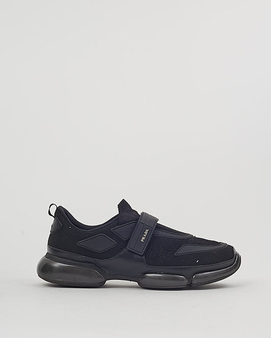 Prada Black Fabric & Rubber Cloudbust Sneaker Men's - 7