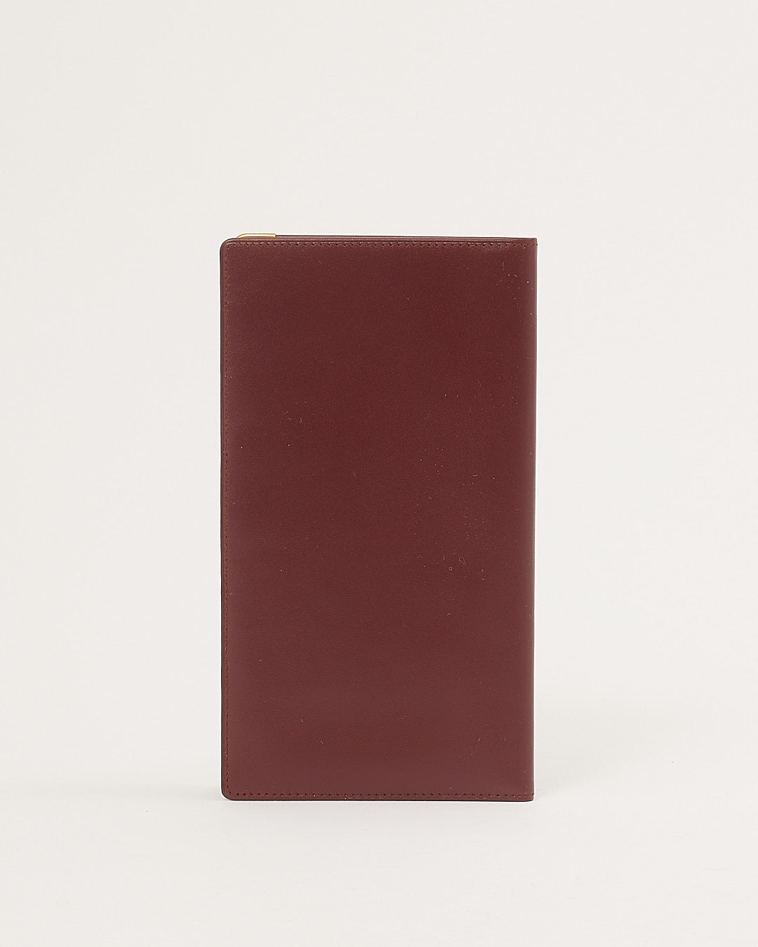 Cartier Burgundy Leather Wallet