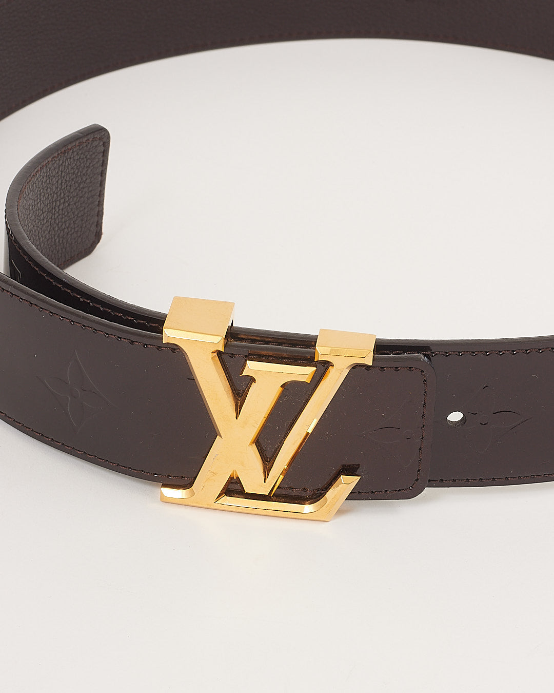 Louis Vuitton Vernis Amarante Monogram Belt - 85/34