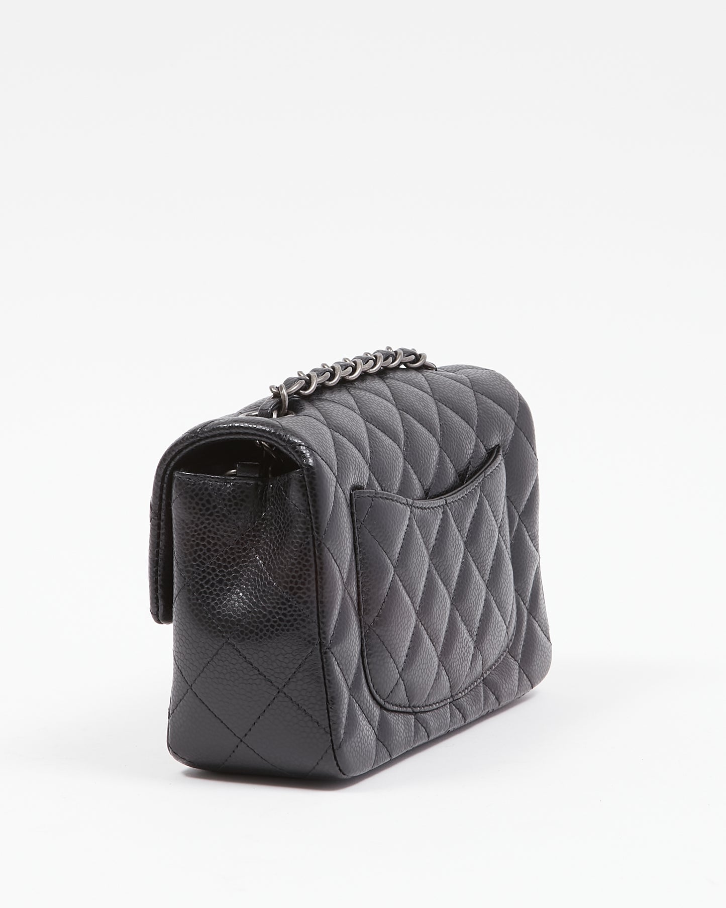 Chanel Black Caviar Mini Rectangular Flap Bag