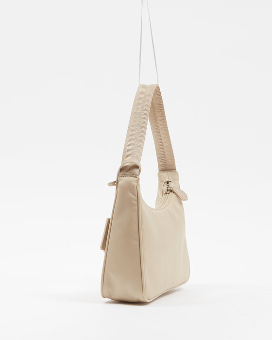 Prada Desert Beige Re-Nylon Re-Edition 2000 Mini Shoulder Bag