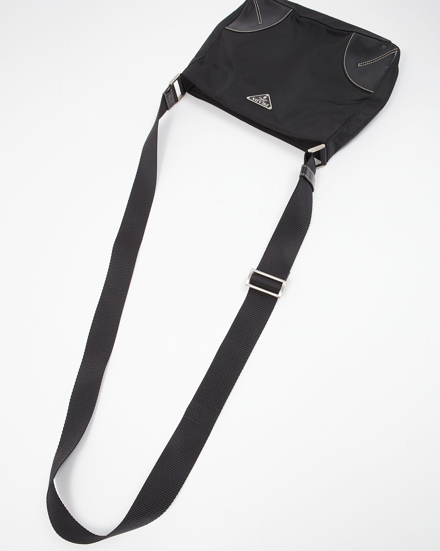 Prada Black Nylon Tessuto Crossbody Bag