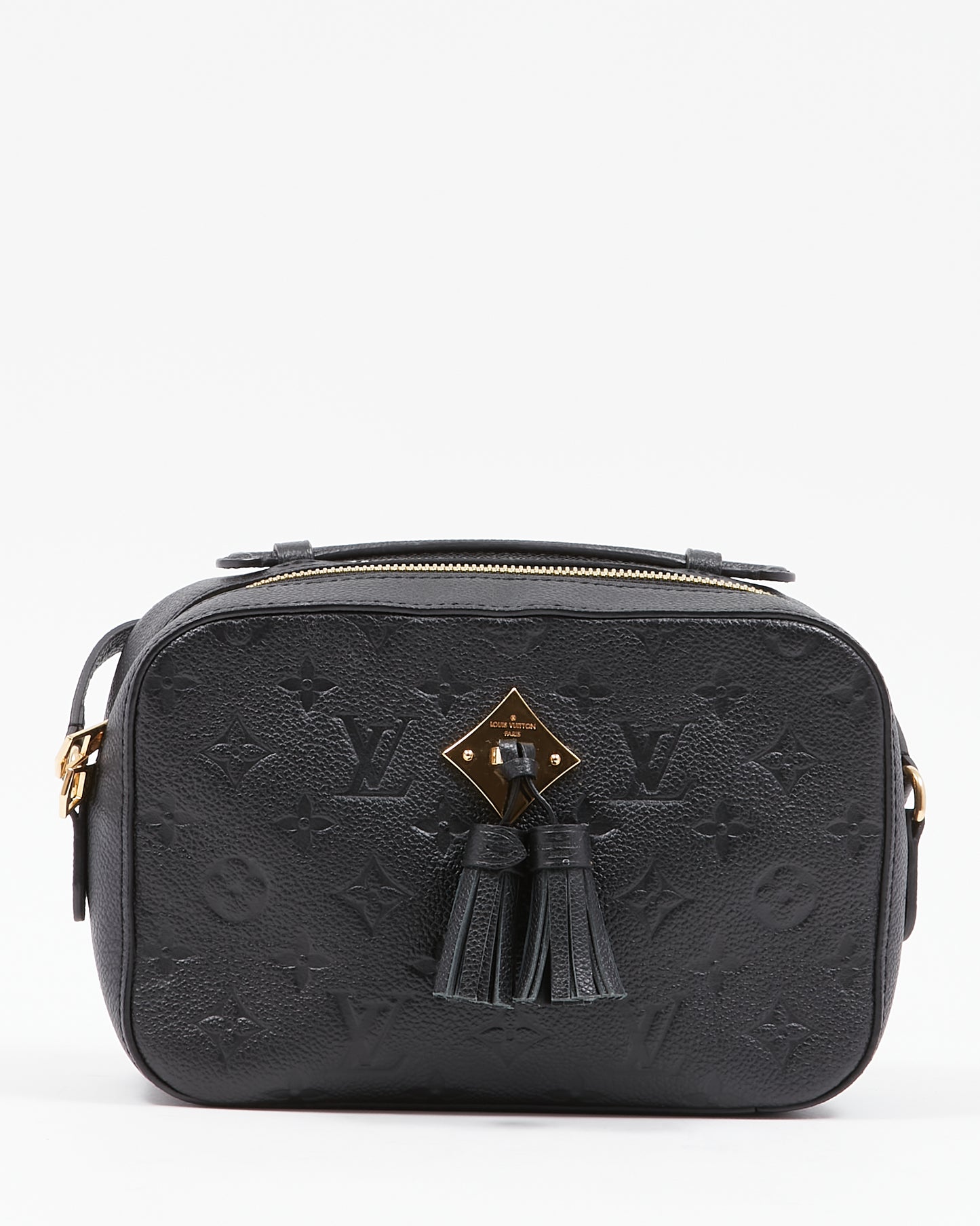 Louis Vuitton Black Empreinte Leather Monogram Saintonge Crossbody Bag