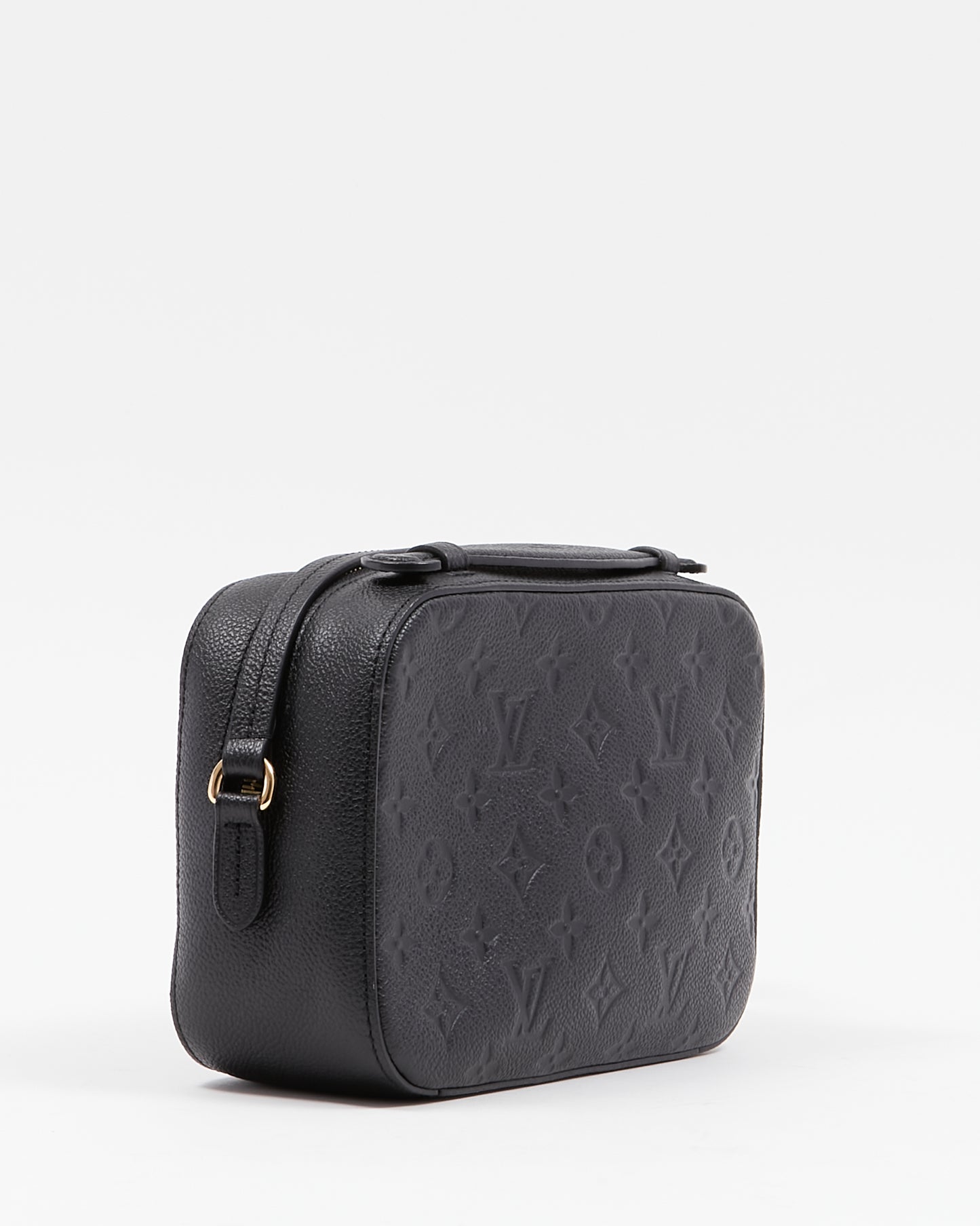 Louis Vuitton Sac à bandoulière Saintonge en cuir Empreinte noir monogramme