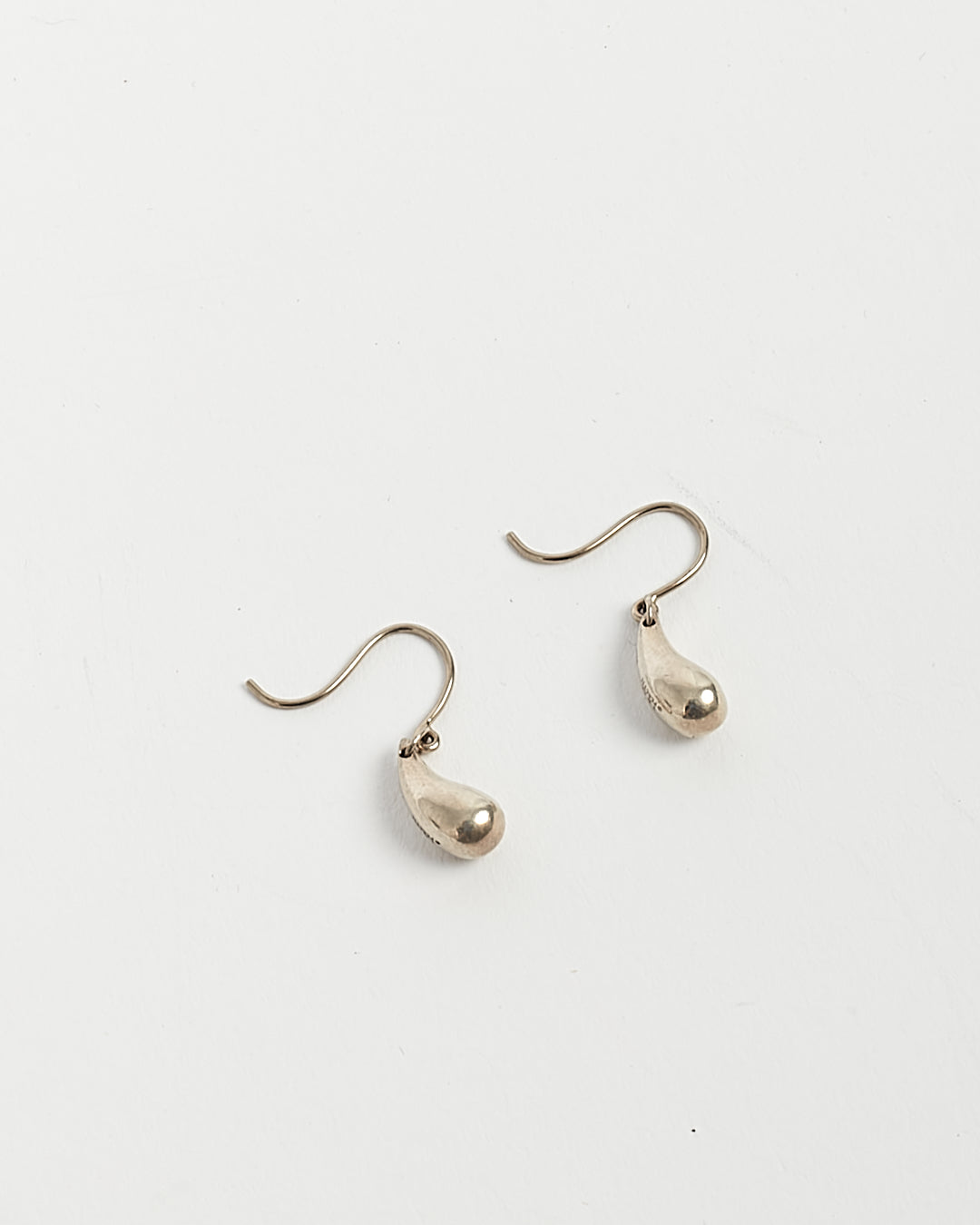 Boucles d'oreilles Tiffany en forme de larme en argent sterling