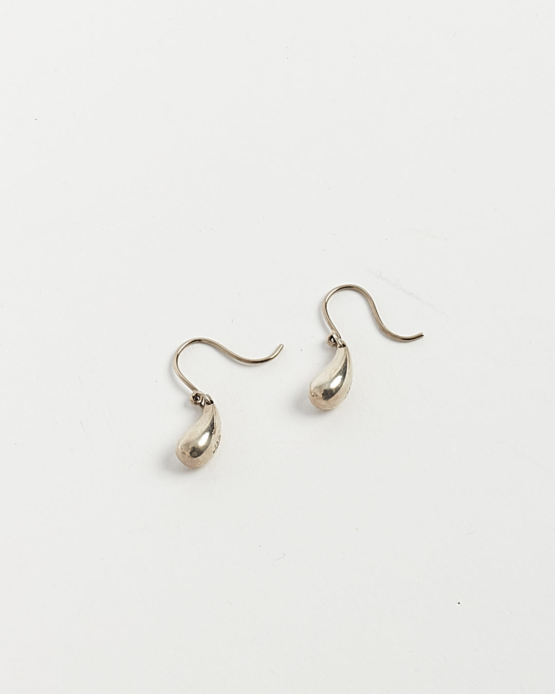 Boucles d'oreilles Tiffany en forme de larme en argent sterling