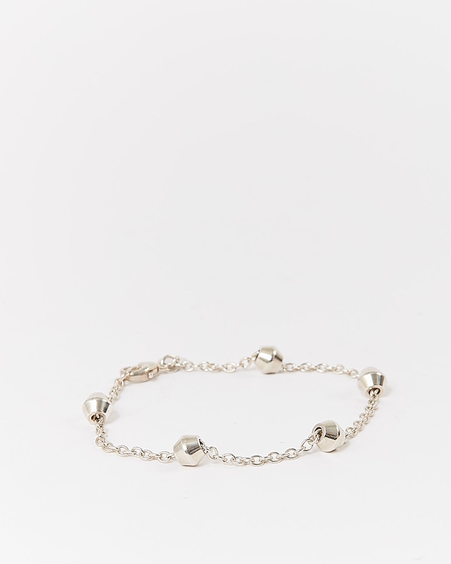 Bracelet chaîne à perles en argent sterling Tiffany&amp;Co
