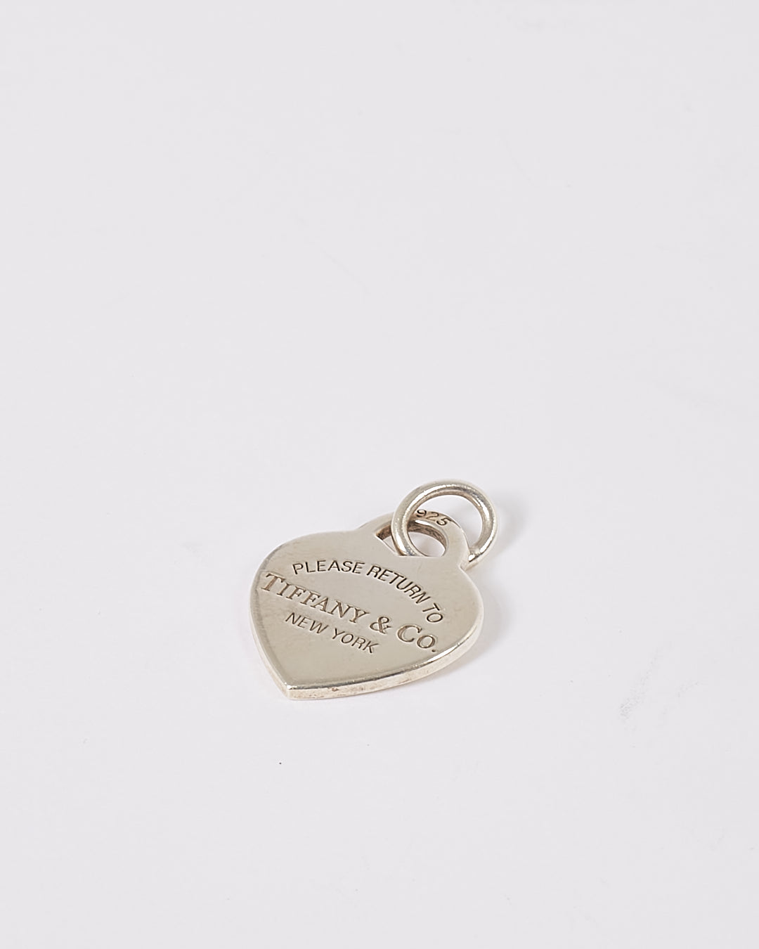 Étiquette cœur en argent sterling Tiffany &amp; Co