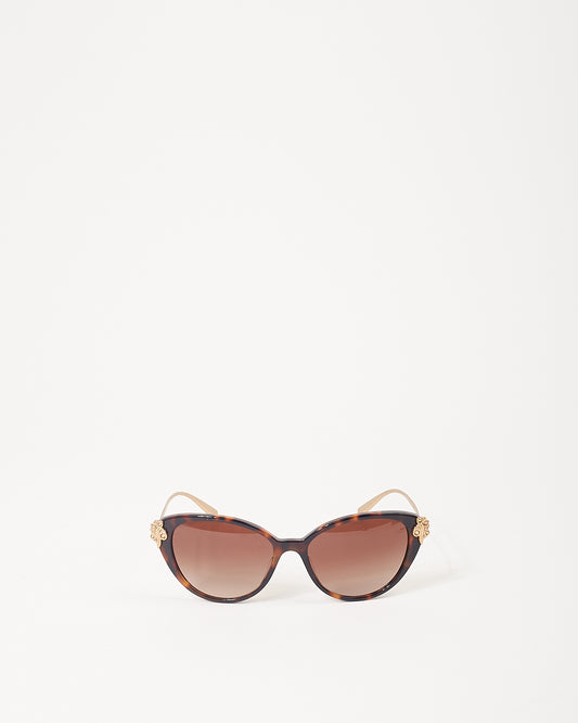 Versace Brown Tortoise MOD 4315 Cat Eye Sunglasses