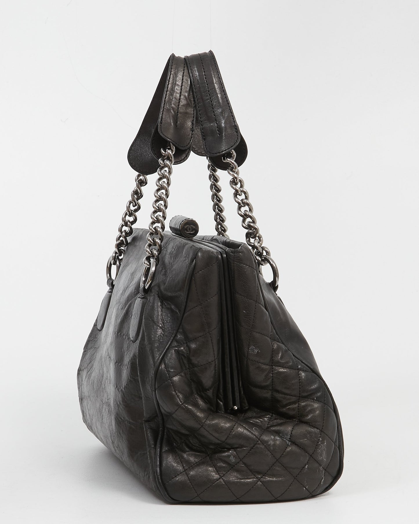 Chanel Black Lambskin Large Perfect Day Tote Bag
