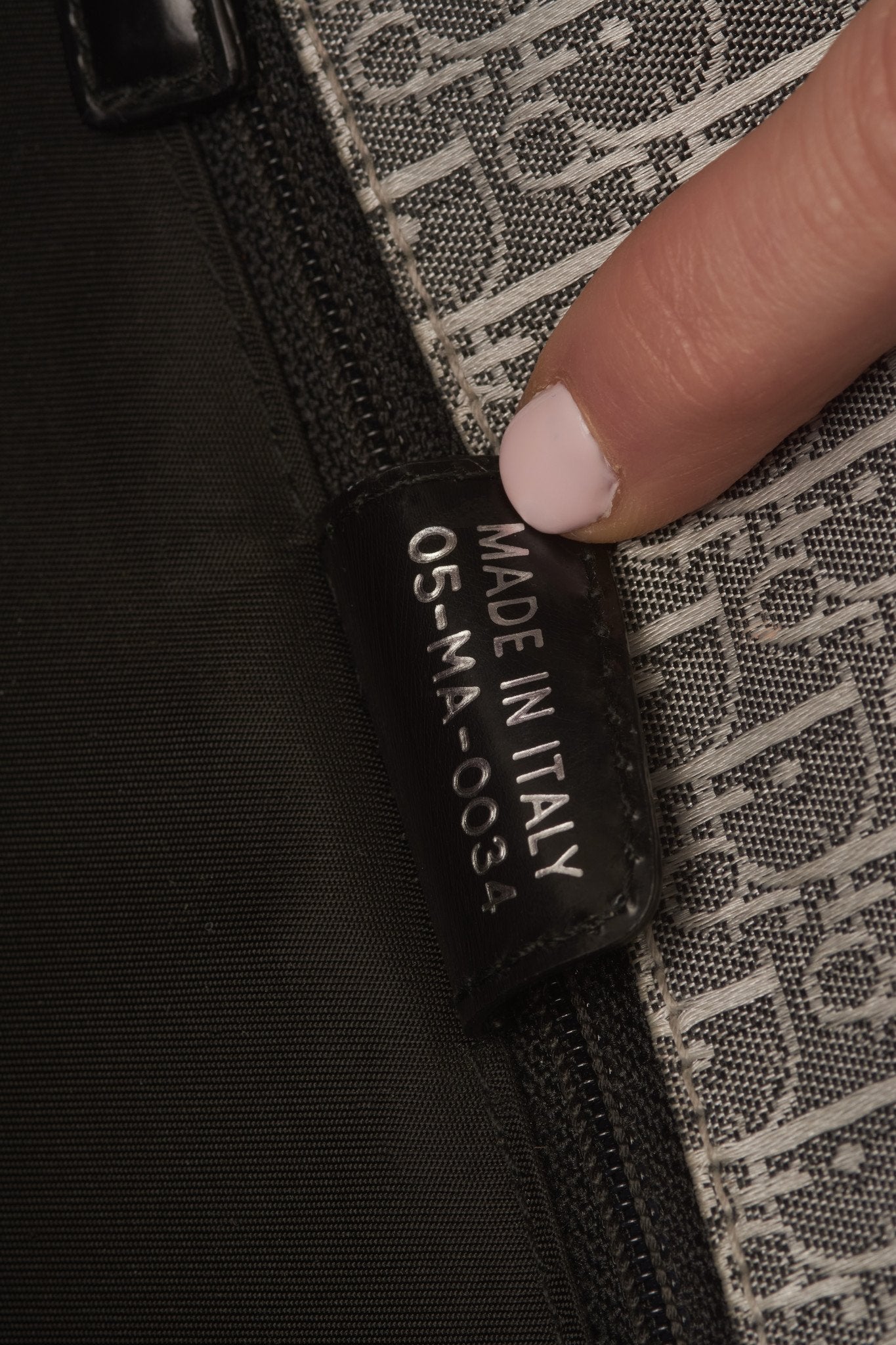 Dior Black Jacquard Oblique D-Trick Bag