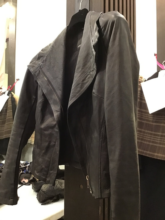 A Moveable Feast Black Leather Jacket - XXS