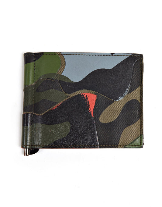 Valentino Camo Bi-Fold Wallet