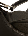 Gucci Black Canvas Small Hobo Shoulder Bag