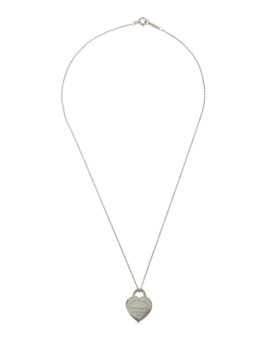 Tiffany & Co. 925 Silver Return to Tiffany Heart Necklace