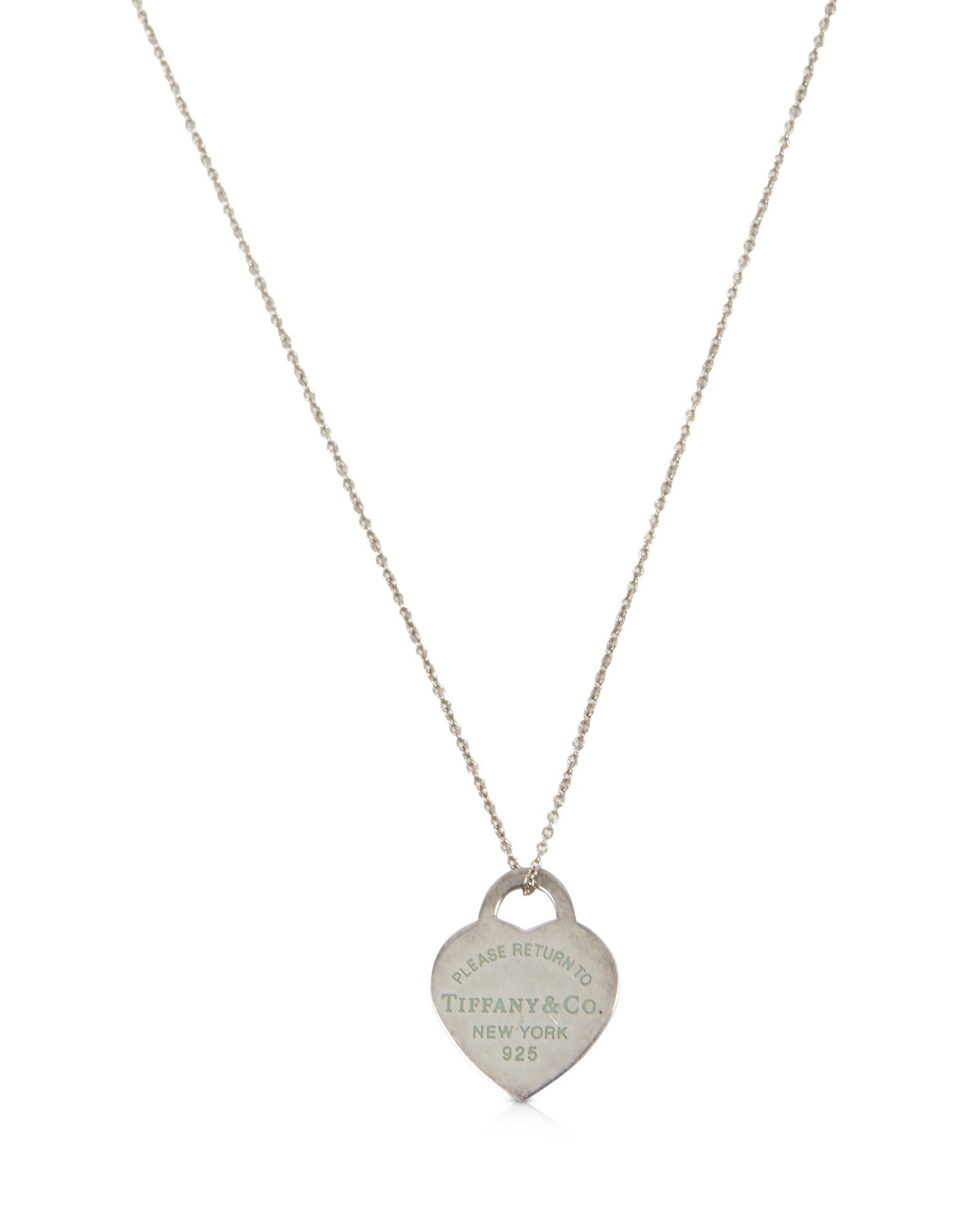 Tiffany & Co. 925 Silver Return to Tiffany Heart Necklace
