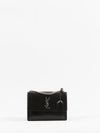 Saint Laurent Black Leather Medium Sunset Shoulder Bag