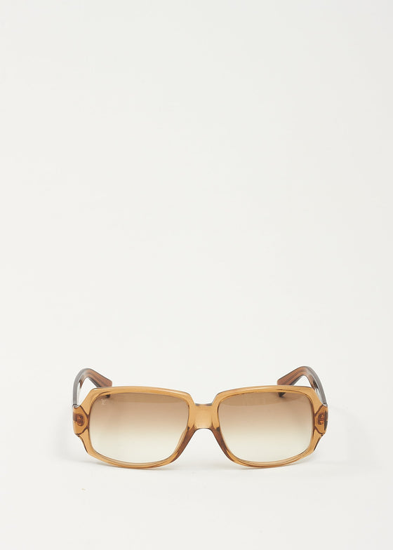 Louis Vuitton Brown Z0025E Obsession Square Sunglasses