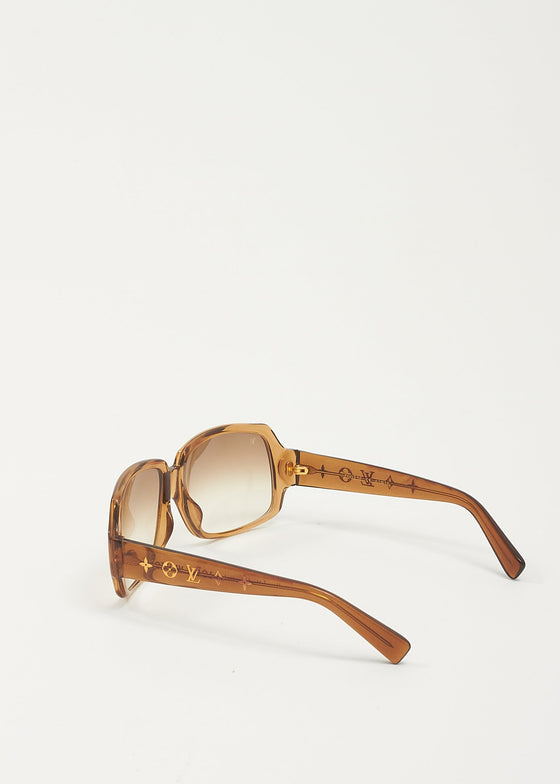 Louis Vuitton Brown Z0025E Obsession Square Sunglasses
