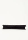 Dior Black Satin Diorama Convertible Chain Clutch
