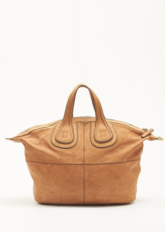Givenchy Tan Leather Nightingale Medium Tote Bag