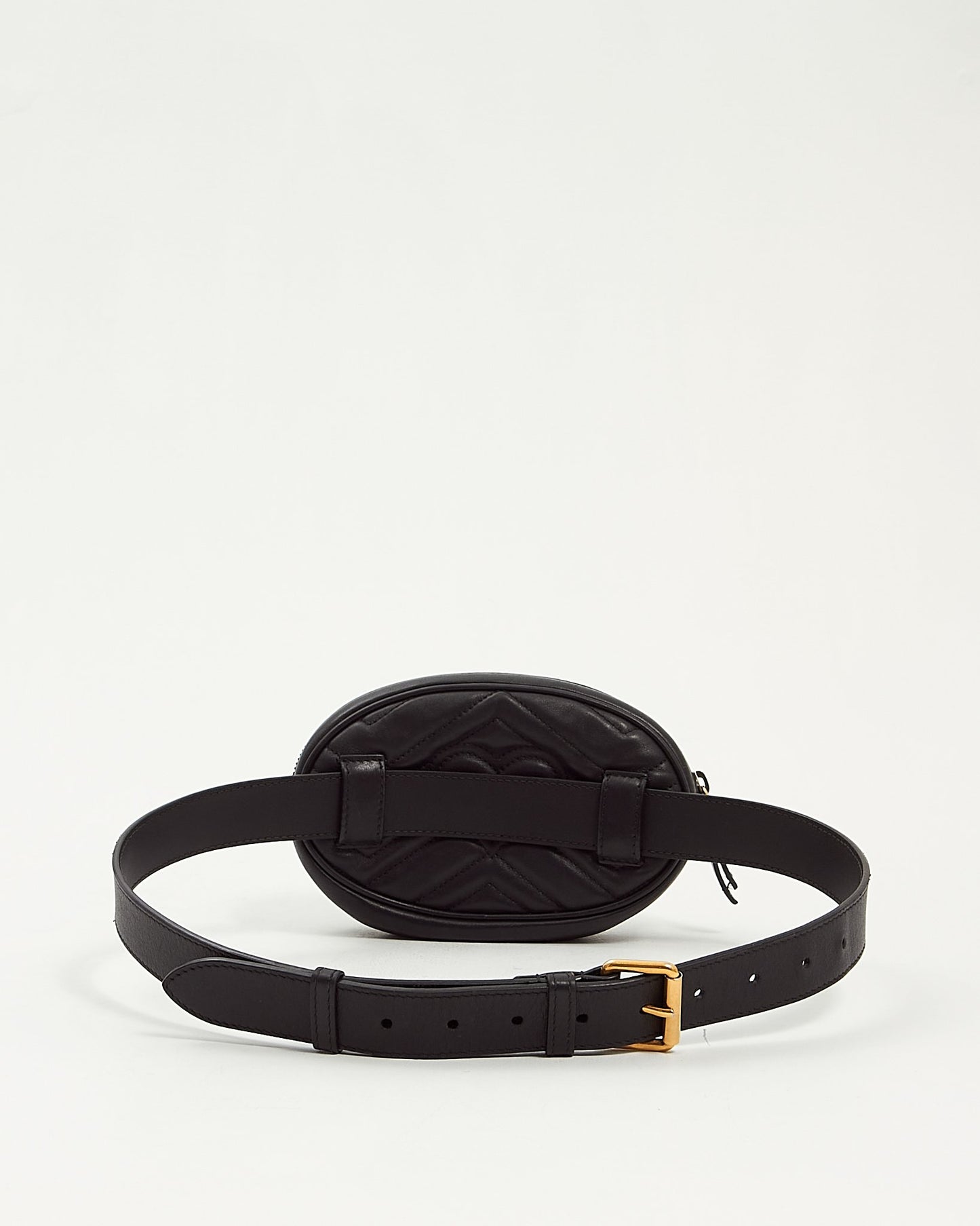 Gucci GG Marmont Matelassé Chevron Leather Belt Bag - 85/34