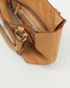 Prada Beige Pebbled Leather Rope Handle Mini Tote Bag