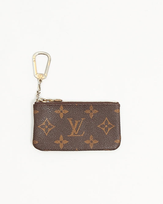 Pochette porte-clés en toile monogram Louis Vuitton