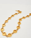 Versace Gold Medusa Head Chain Belt - OS