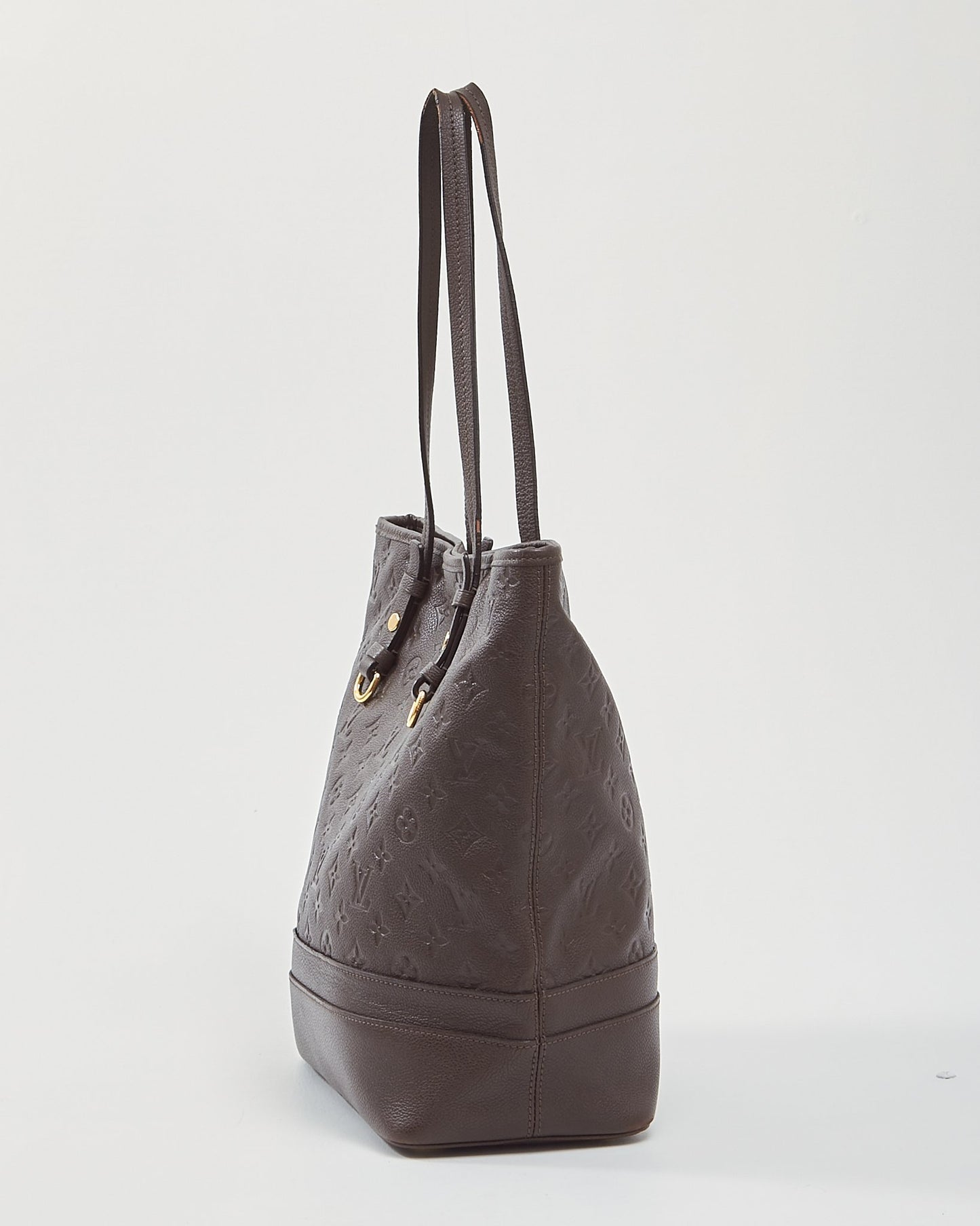 Louis Vuitton Sac cabas Empreinte Citanide PM en cuir marron