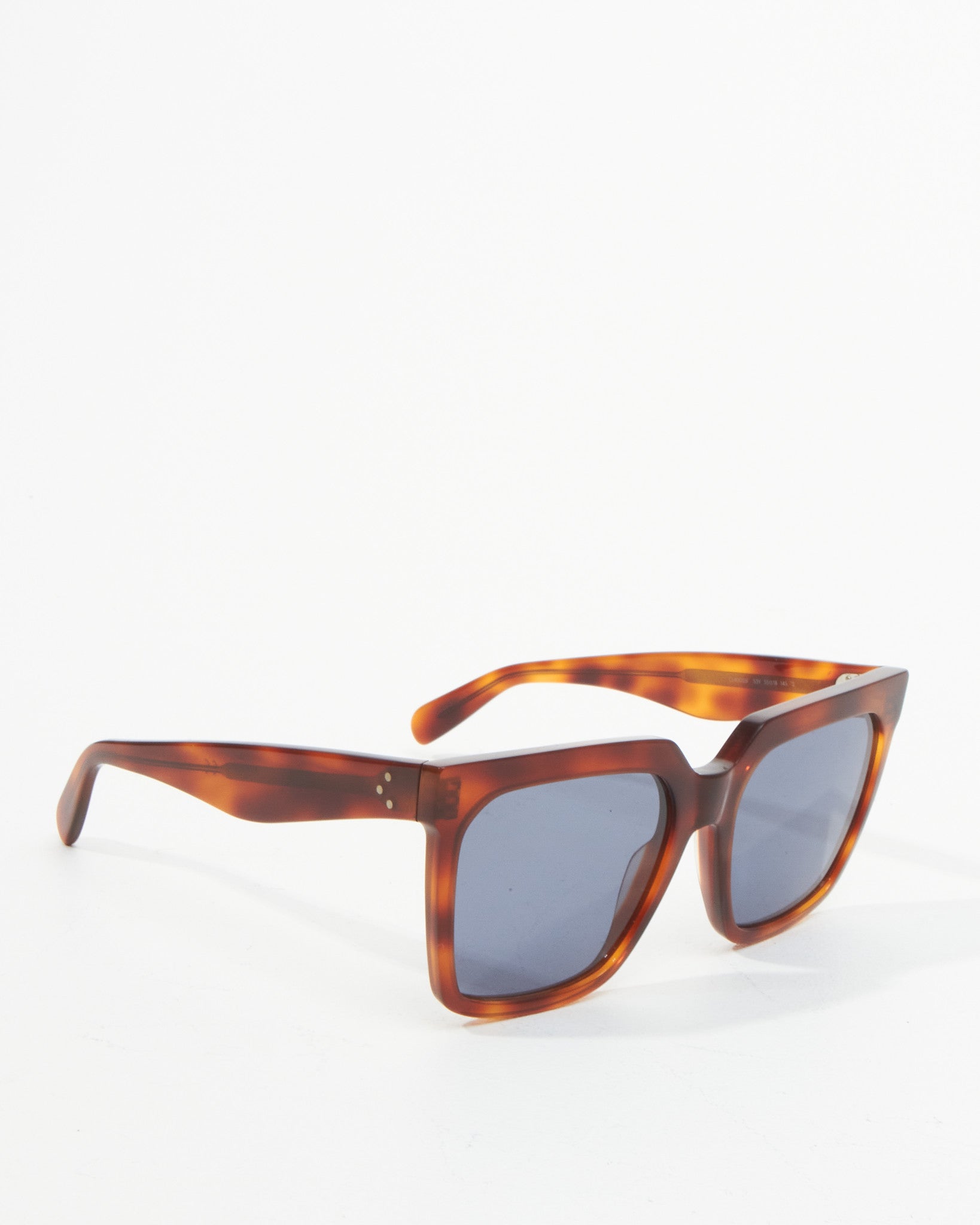 Celine Brown Havana Square Polarized CL400551 Sunglasses