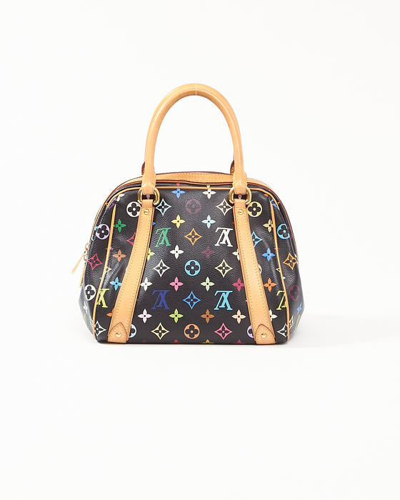 Louis Vuitton Black Monogram Multi-Colour Murakami Priscilla Bag