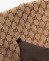 Gucci White/Beige GG Canvas Hobo Shoulder Bag