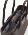 Chanel Brown Iridescent Leather East/West Cerf Executive Tote