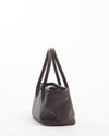 Chanel Brown Iridescent Leather East/West Cerf Executive Tote