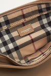 Burberry Taupe Leather Shoulder Bag