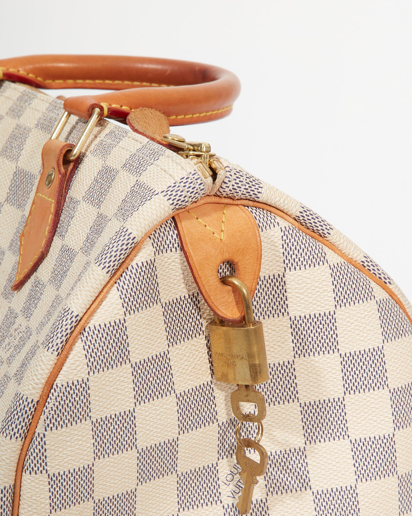 Louis Vuitton Damier Azur Canvas Speedy 30 Bag