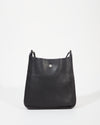 Hermes Black Epsom Leather Vespa PM Crossbody Bag