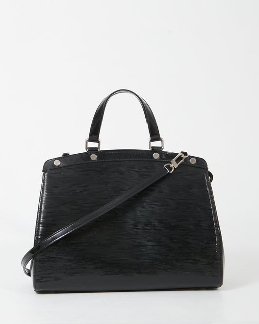 Louis Vuitton Black Epi Electric Vernis Brea GM Bag