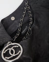 Chanel Black Caviar Large Quilted Shoulder Bag